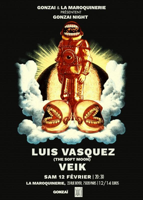 REPORTÉ - Gonzaï Night : Luis Vasquez (The Soft Moon), Veik